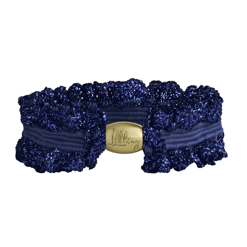 Libling Original Shimmer Hårelastik Sapphire - GULD